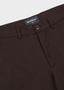 CHAIN FIXED WAIST PANT - BROWN